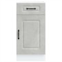 Mueble bajo de cocina Kalmar madera de ingeniería gris hormigón von , Küchenschränke - Ref: Foro24-853471, Preis: 86,68 €, Ra...