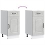 Mueble bajo de cocina Kalmar madera de ingeniería gris hormigón de , Armarios de cocina - Ref: Foro24-853471, Precio: 87,12 €