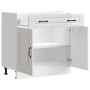 Mueble bajo cocina Kalmar madera ingeniería blanca alto brillo von , Küchenschränke - Ref: Foro24-853499, Preis: 110,30 €, Ra...