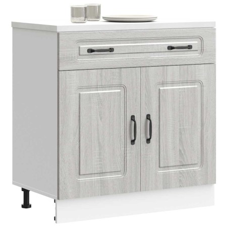 Mueble bajo de cocina Kalmar gris sonoma madera de ingeniería de , Armarios de cocina - Ref: Foro24-853503, Precio: 103,61 €,...