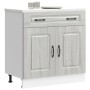 Mueble bajo de cocina Kalmar gris sonoma madera de ingeniería de , Armarios de cocina - Ref: Foro24-853503, Precio: 103,61 €,...