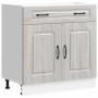 Mueble bajo de cocina Kalmar gris sonoma madera de ingeniería de , Armarios de cocina - Ref: Foro24-853503, Precio: 103,61 €,...