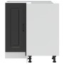 Mueble bajo esquinero de cocina Kalmar madera ingeniería negra de , Armarios de cocina - Ref: Foro24-853508, Precio: 118,40 €...