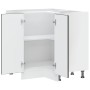 Mueble bajo esquinero de cocina Kalmar madera ingeniería negra de , Armarios de cocina - Ref: Foro24-853508, Precio: 118,40 €...