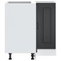 Mueble bajo esquinero de cocina Kalmar madera ingeniería negra de , Armarios de cocina - Ref: Foro24-853508, Precio: 118,40 €...