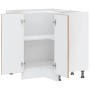 Mueble bajo esquinero cocina Kalmar madera antigua ingeniería von , Küchenschränke - Ref: Foro24-853515, Preis: 103,07 €, Rab...