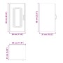 Armario de pared cocina Kalmar madera ingeniería gris hormigón by , Kitchen cabinets - Ref: Foro24-853541, Price: 53,42 €, Di...
