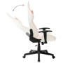 Silla de gaming de cuero sintético blanco y rosa de vidaXL, Sillones para videojuegos - Ref: Foro24-20534, Precio: 174,72 €, ...
