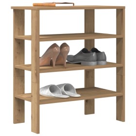 Zapatero artesanal de madera contrachapada 61x32x70 cm de , Zapateros y organizadores de calzado - Ref: Foro24-859850, Precio...