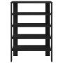 Mueble zapatero madera contrachapada negro 61x32x87,5 cm von , Schuhregale und Schuhorganisatoren - Ref: Foro24-859852, Preis...