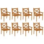 Garten-Essgruppe 9-teilig aus massivem Akazienholz von vidaXL, Gartensets - Ref: Foro24-3058006, Preis: 896,33 €, Rabatt: %