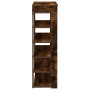 Mueble zapatero madera de ingeniería roble ahumado 80x30x98 cm by , Shoe racks and shoe organizers - Ref: Foro24-859936, Pric...