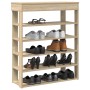 Mueble zapatero madera de ingeniería roble sonoma 80x30x98 cm by , Shoe racks and shoe organizers - Ref: Foro24-859934, Price...