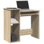 Escritorio con estantes contrachapada color roble 84x40x78 cm by , Desks - Ref: Foro24-860447, Price: 77,92 €, Discount: %