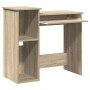 Escritorio con estantes contrachapada color roble 84x40x78 cm by , Desks - Ref: Foro24-860447, Price: 77,92 €, Discount: %