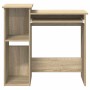 Escritorio con estantes contrachapada color roble 84x40x78 cm by , Desks - Ref: Foro24-860447, Price: 77,92 €, Discount: %