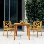 Juego de comedor de jardín 3 piezas madera maciza de acacia de vidaXL, Conjuntos de jardín - Ref: Foro24-3057999, Precio: 248...