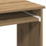 Escritorio estantes madera roble artisian 84x40x78 cm de , Escritorios - Ref: Foro24-860453, Precio: 79,74 €, Descuento: %