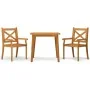 Juego de comedor de jardín 3 piezas madera maciza de acacia de vidaXL, Conjuntos de jardín - Ref: Foro24-3057999, Precio: 248...