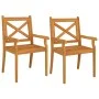 Juego de comedor de jardín 3 piezas madera maciza de acacia de vidaXL, Conjuntos de jardín - Ref: Foro24-3057999, Precio: 248...