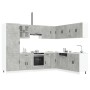 Mueble cocina Porto gris hormigón 14 pzas madera contrachapada von , Küchenschränke - Ref: Foro24-3314995, Preis: 1,00 €, Rab...