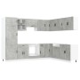 Mueble cocina Porto gris hormigón 14 pzas madera contrachapada von , Küchenschränke - Ref: Foro24-3314995, Preis: 1,00 €, Rab...