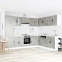 Mueble cocina Porto gris hormigón 14 pzas madera contrachapada von , Küchenschränke - Ref: Foro24-3314995, Preis: 1,00 €, Rab...