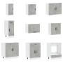 Mueble cocina Porto gris hormigón 14 pzas madera contrachapada von , Küchenschränke - Ref: Foro24-3314995, Preis: 1,00 €, Rab...