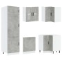 Mueble cocina Porto gris hormigón 14 pzas madera contrachapada von , Küchenschränke - Ref: Foro24-3314995, Preis: 1,00 €, Rab...