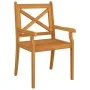 Juego de comedor de jardín 3 piezas madera maciza de acacia de vidaXL, Conjuntos de jardín - Ref: Foro24-3057999, Precio: 248...