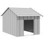 Caseta para perros con techo acero galvanizado 83x130x85 cm de , Casetas para perros - Ref: Foro24-4100916, Precio: 98,47 €, ...