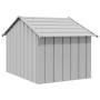 Caseta para perros con techo acero galvanizado 83x130x85 cm de , Casetas para perros - Ref: Foro24-4100916, Precio: 98,47 €, ...