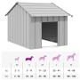 Caseta para perros con techo acero galvanizado 83x130x85 cm de , Casetas para perros - Ref: Foro24-4100916, Precio: 98,47 €, ...
