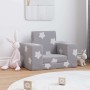 Sofá cama infantil felpa suave gris claro con estrellas by , Baby and Toddler Furniture - Ref: Foro24-4104784, Price: 37,36 €...