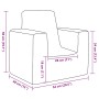 Sofá para niños felpa suave gris claro con estrellas by , Baby and Toddler Furniture - Ref: Foro24-4104790, Price: 36,24 €, D...