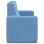 Sofá para niños de 2 plazas de felpa suave azul by , Baby and Toddler Furniture - Ref: Foro24-4104800, Price: 47,35 €, Discou...