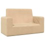 Sofá para niños de 2 plazas de felpa suave color crema von , Baby- und Kleinkindmöbel - Ref: Foro24-4104799, Preis: 47,35 €, ...