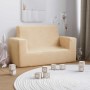 Sofá para niños de 2 plazas de felpa suave color crema von , Baby- und Kleinkindmöbel - Ref: Foro24-4104799, Preis: 47,35 €, ...