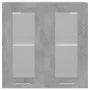 Betongrauer Hängeschrank aus technischem Glas und Holz von vidaXL, Küchenschränke - Ref: Foro24-802525, Preis: 45,56 €, Rabat...