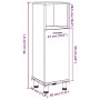 Armario de baño madera contrachapada envejecida 30x30x95 cm by , Bathroom furniture - Ref: Foro24-856137, Price: 60,60 €, Dis...