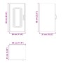 Mueble de pared de cocina Kalmar madera ingeniería sonoma gris von , Küchenschränke - Ref: Foro24-853543, Preis: 51,26 €, Rab...