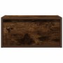 Mesita de noche de pared con luces LED roble ahumado von , TV-Möbel - Ref: Foro24-860219, Preis: 54,32 €, Rabatt: %