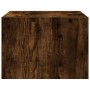 Mesita de noche de pared con luces LED roble ahumado von , TV-Möbel - Ref: Foro24-860219, Preis: 54,32 €, Rabatt: %