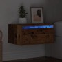 Mesita de noche de pared con luces LED madera antigua von , TV-Möbel - Ref: Foro24-860225, Preis: 54,32 €, Rabatt: %