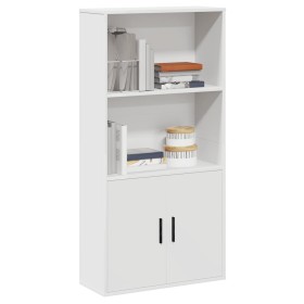 Estantería de madera de ingeniería blanca 60x24x120 cm by , Bookcases and shelves - Ref: Foro24-860418, Price: 72,72 €, Disco...