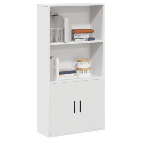 Estantería de madera de ingeniería blanca 60x24x120 cm von , Bücherregale und Regale - Ref: Foro24-860418, Preis: 72,72 €, Ra...