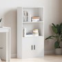 Estantería de madera de ingeniería blanca 60x24x120 cm von , Bücherregale und Regale - Ref: Foro24-860418, Preis: 72,72 €, Ra...