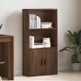 Estantería de madera de ingeniería marrón roble 60x24x120 cm de , Librerías y estanterías - Ref: Foro24-860424, Precio: 73,51 €