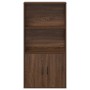 Estantería de madera de ingeniería marrón roble 60x24x120 cm by , Bookcases and shelves - Ref: Foro24-860424, Price: 70,89 €,...