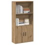 Estantería de madera de ingeniería roble artisan 60x24x120 cm von , Bücherregale und Regale - Ref: Foro24-860426, Preis: 76,4...